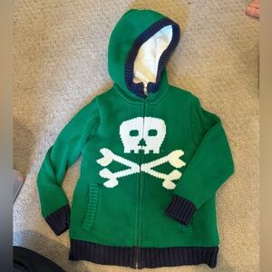 Hanna Andersson sweater jacket hoodie 110